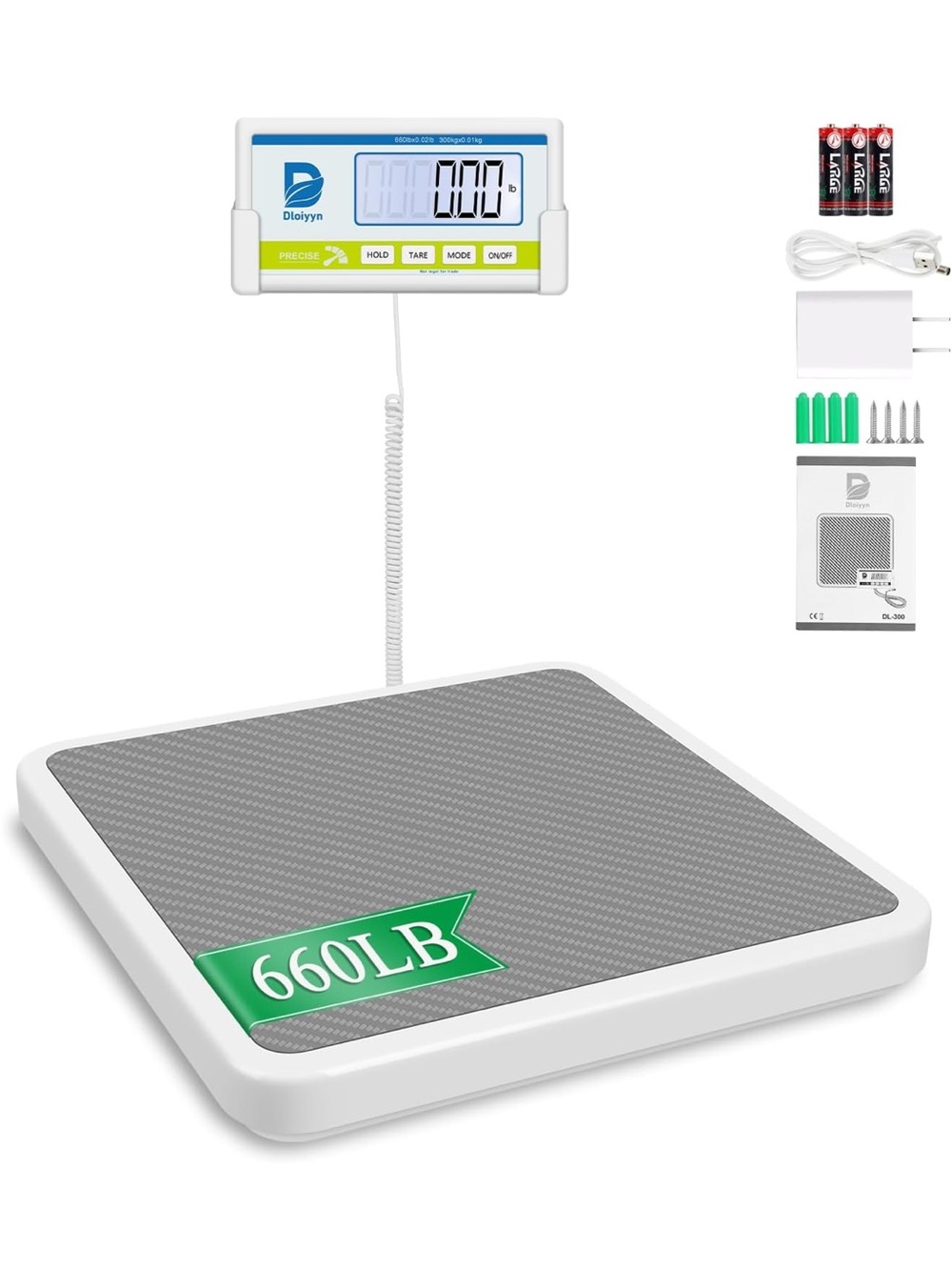 New Open Box Medical Scale for Body Weight with Digital Display, 660 lb Limit